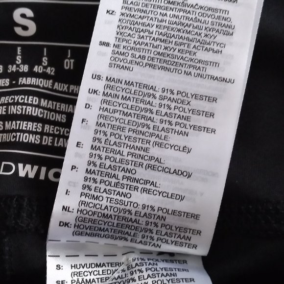 🆕Reebok Women's Workout Ready Mesh Tight, Black, High Rise, NWT, Authentic - Picture 12 of 13